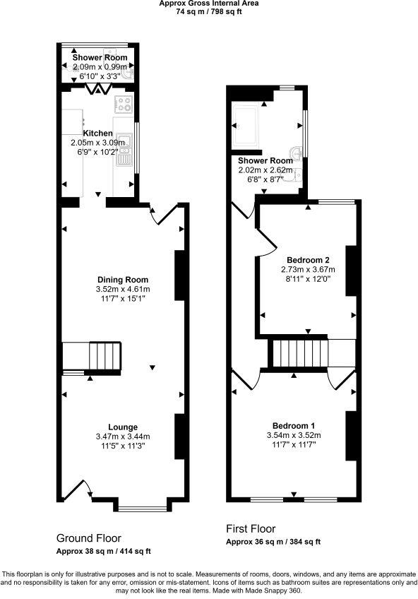 12 Cross Road, Orpington, Kent, BR5 2DJ floorplan