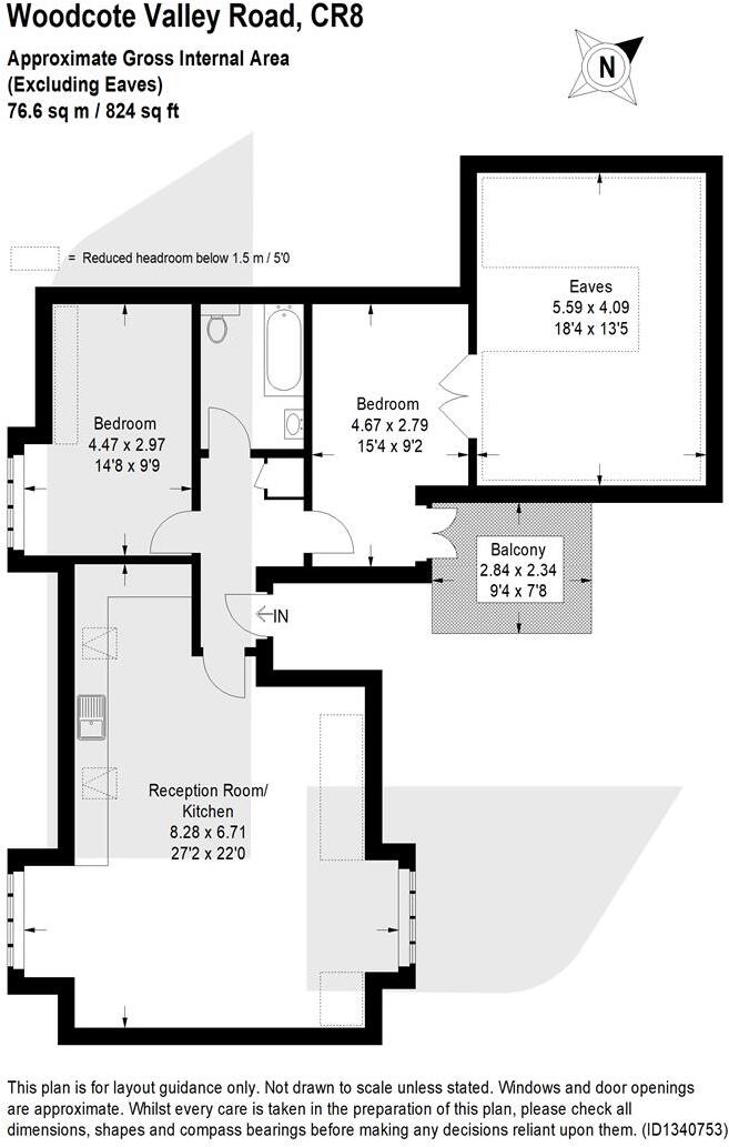 Woodcote Valley Road, Purley floorplan