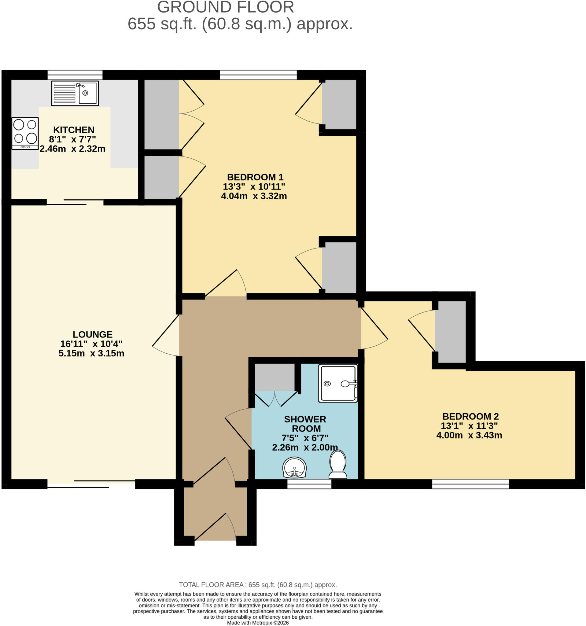 Peterhouse Road, Grimsby, N E Lincolnshire, DN34 floorplan