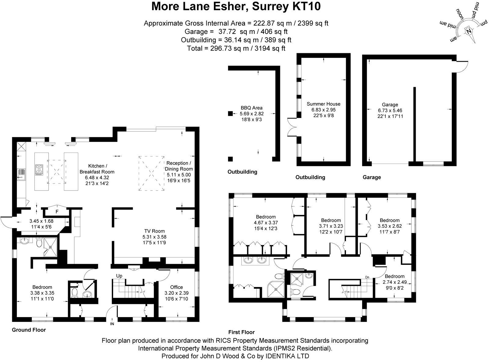 More Lane, Esher, Surrey, KT10 floorplan
