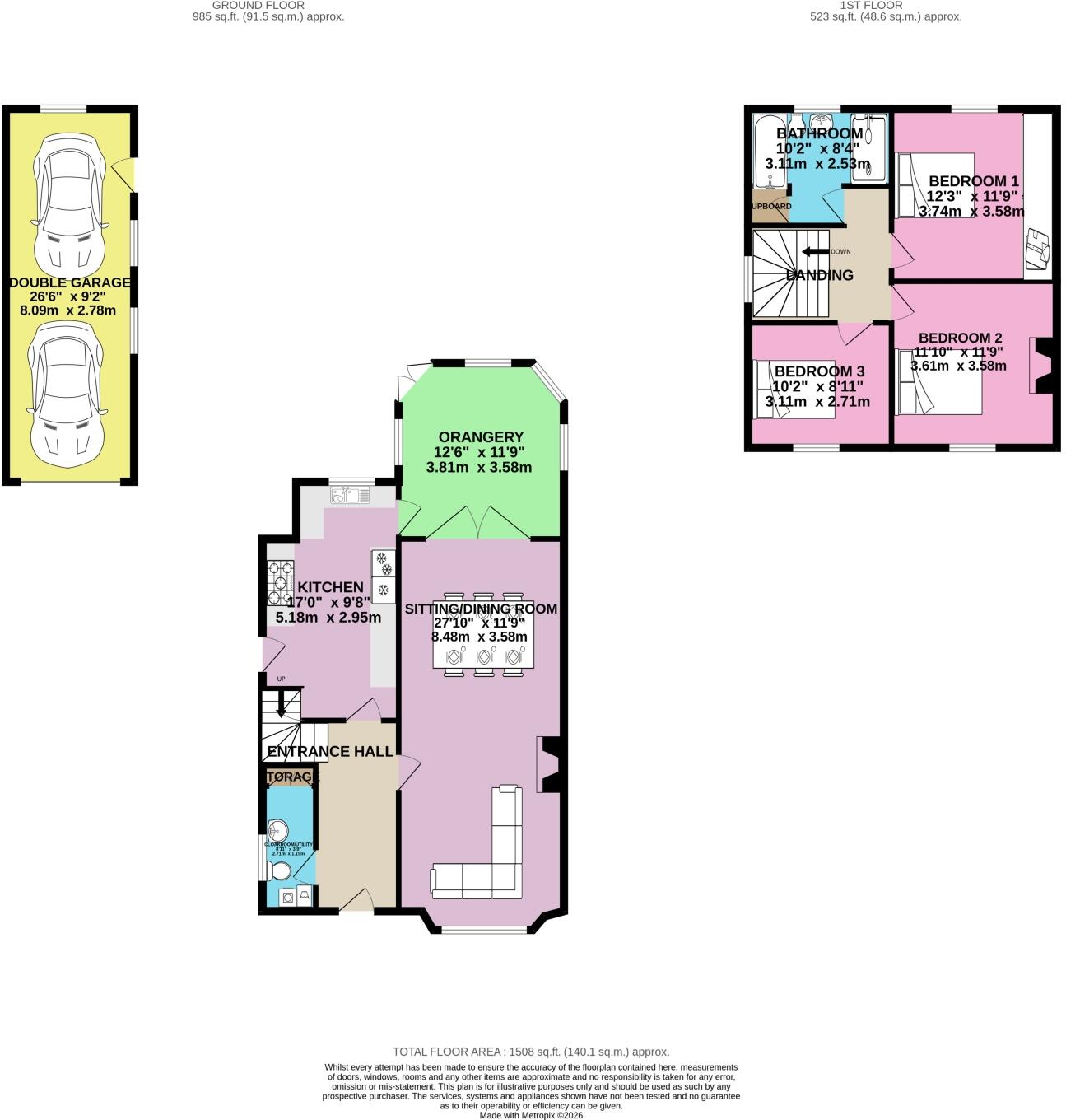 Whitechapel Road, Scholes, Cleckheaton, West Yorkshire, BD19 floorplan