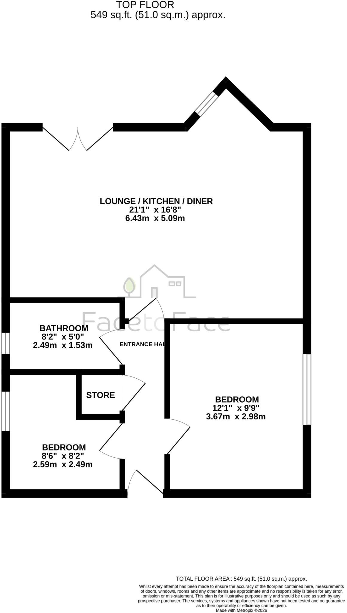 Halling Place, Todmorden, OL14 floorplan
