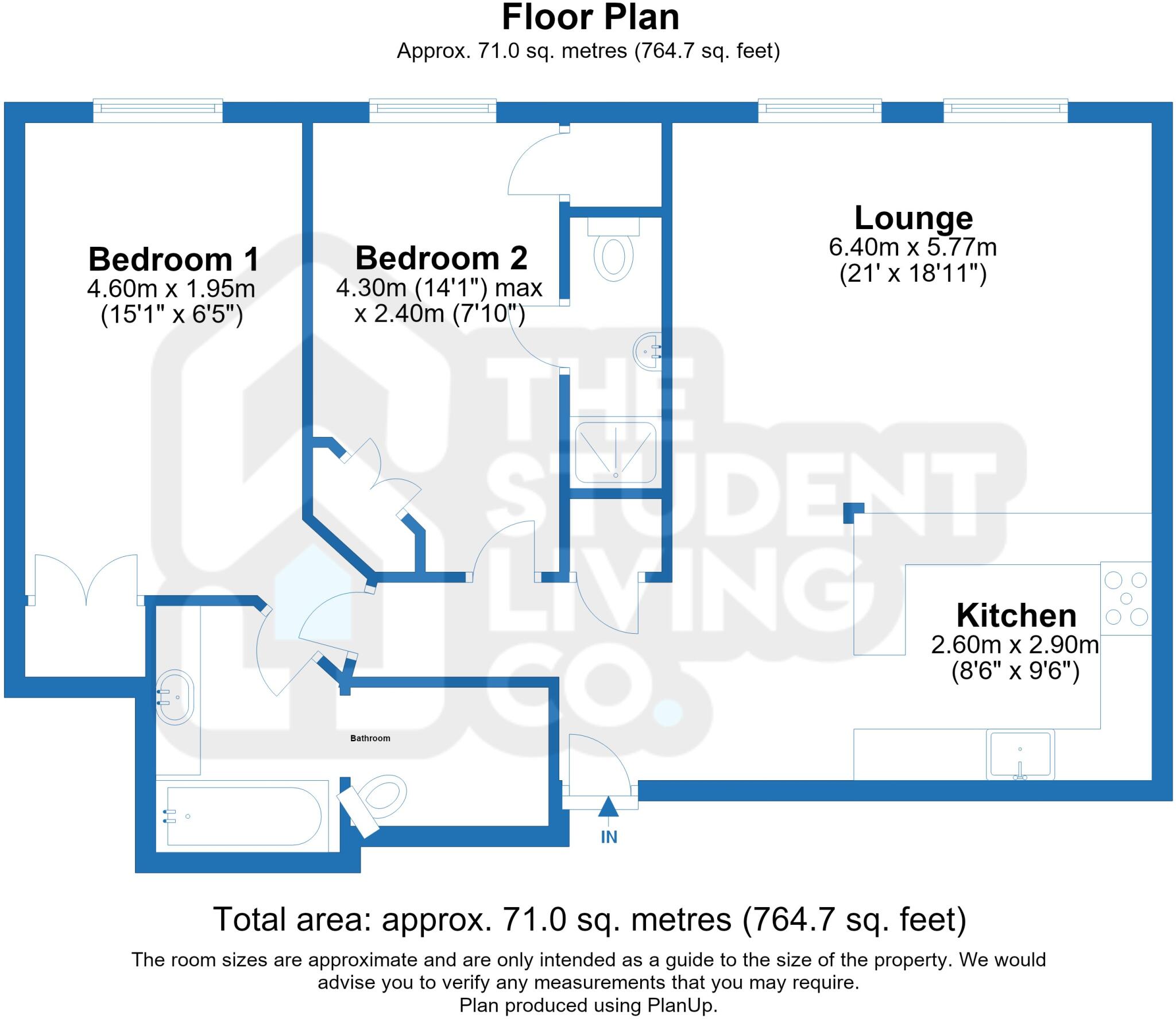 Hollow Stone, City Centre floorplan