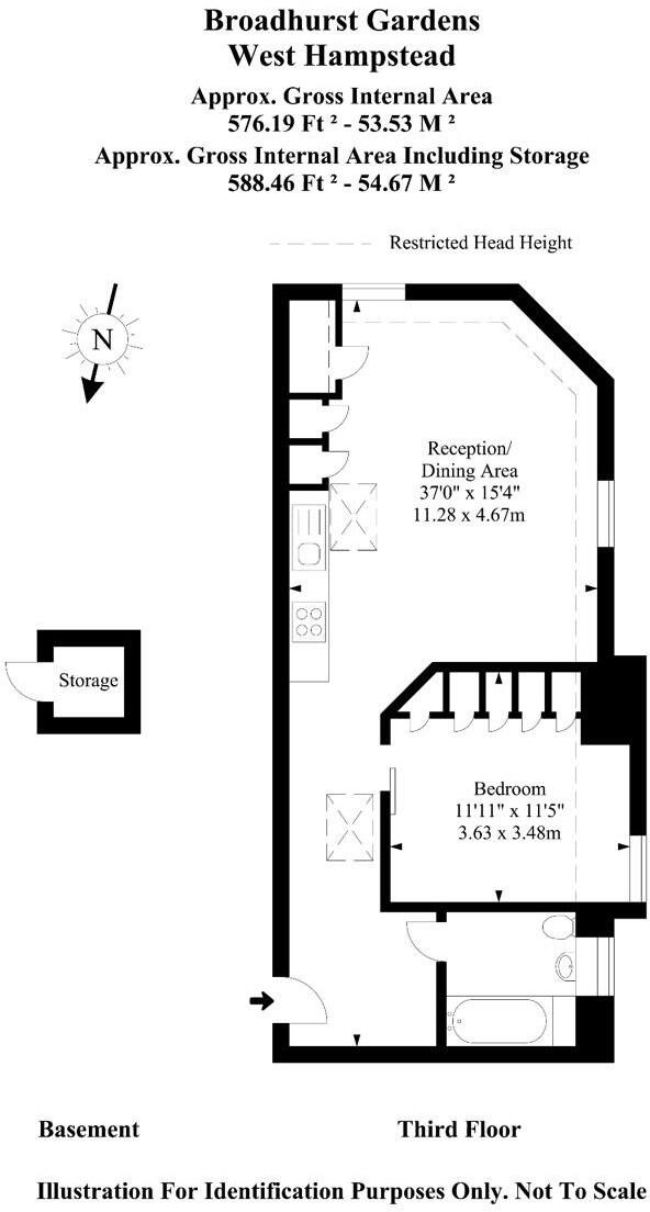 Broadhurst Gardens, London, NW6 floorplan