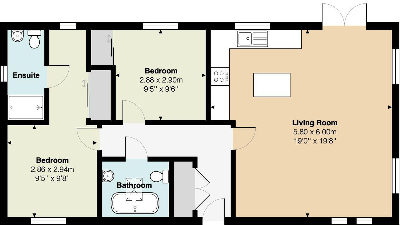 Pevensey, East Sussex, BN24 floorplan