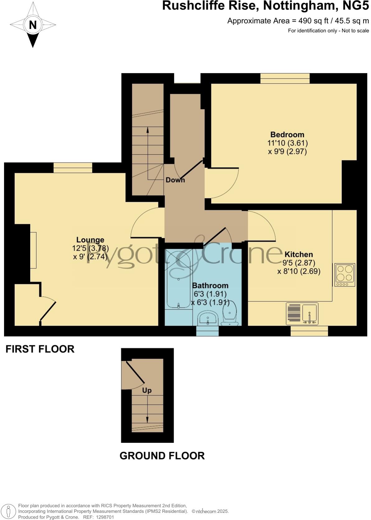 Rushcliffe Rise, Nottingham, Nottinghamshire, NG5 floorplan