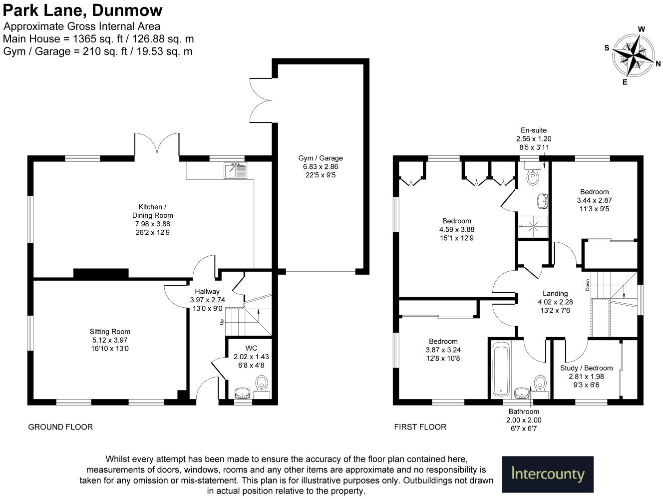 Park Lane, Little Canfield, Dunmow, Essex, CM6 floorplan