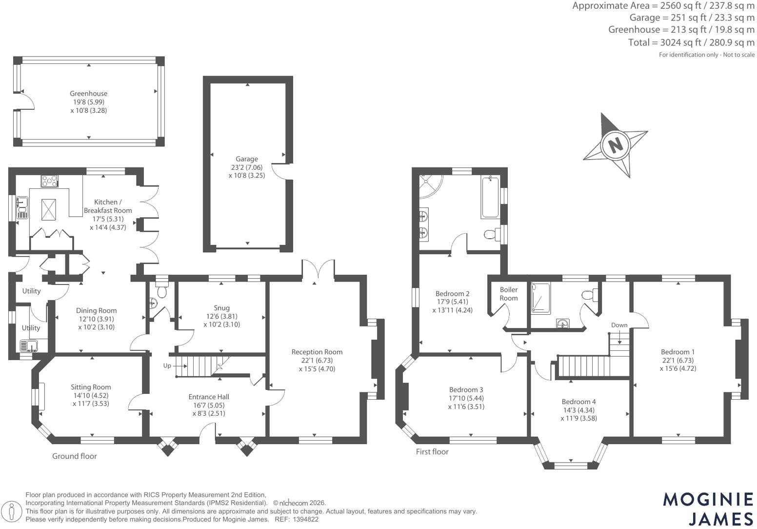 Ty-Gwyn Crescent, Penylan, Cardiff floorplan