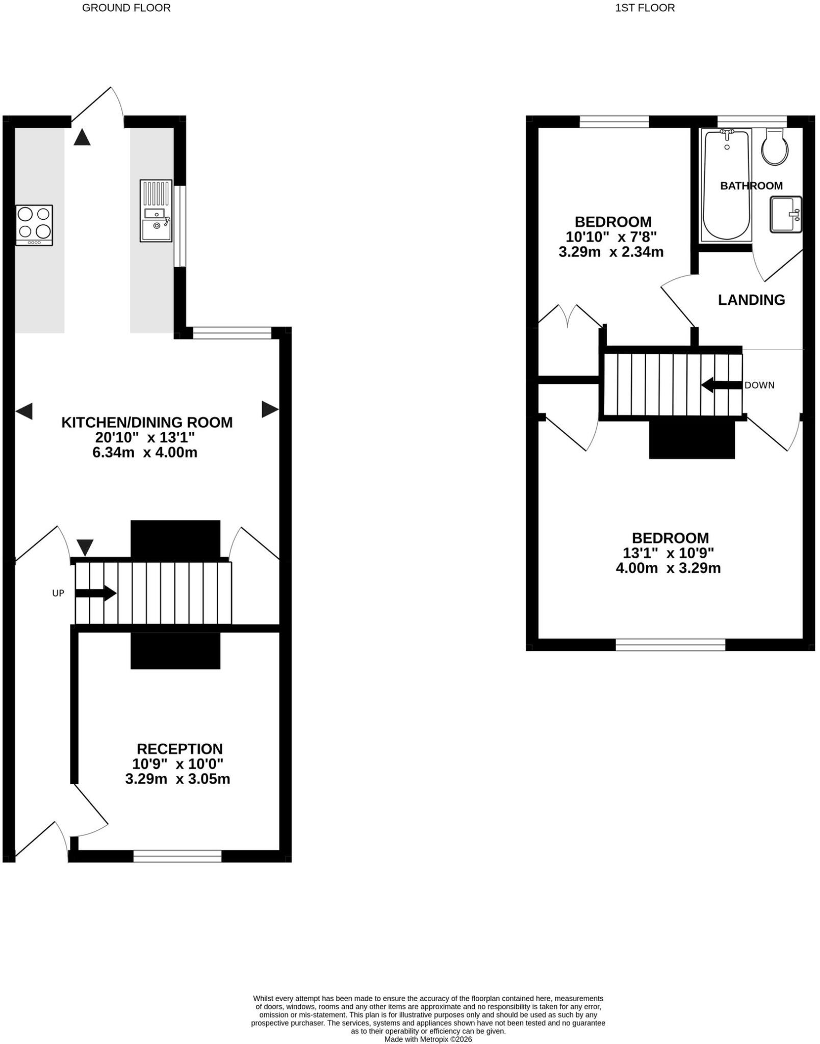 Methuen Road, Southsea, PO4 floorplan