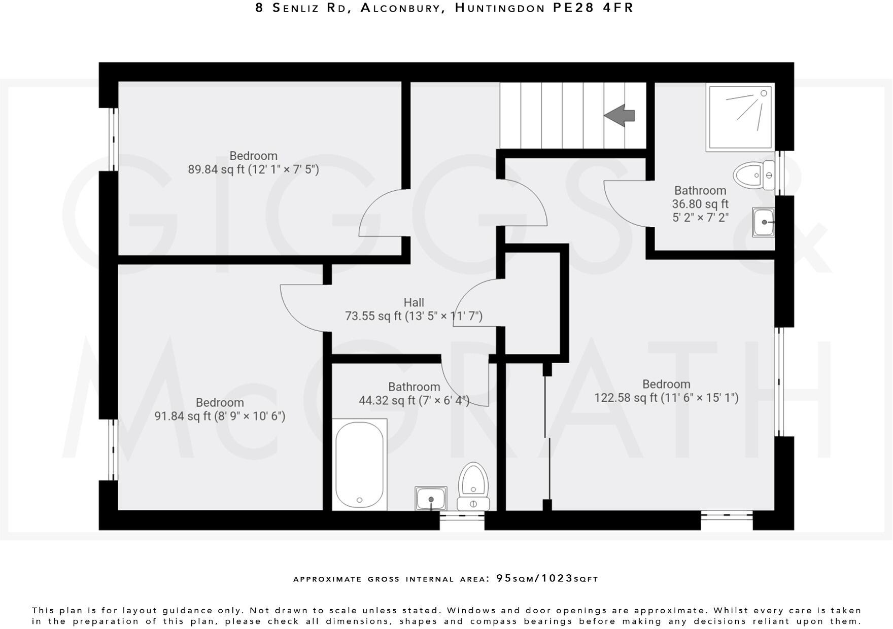 Senliz Road, Alconbury Weald, Huntingdon, Cambridgeshire, PE28 4FR floorplan