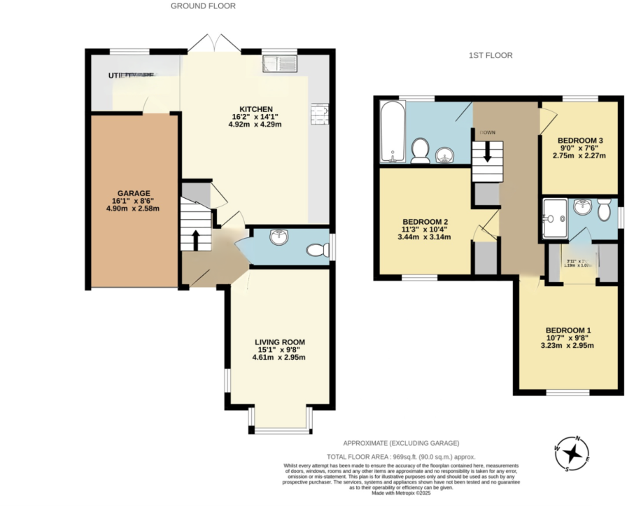 Howell Close, Reading, RG2 9GN floorplan