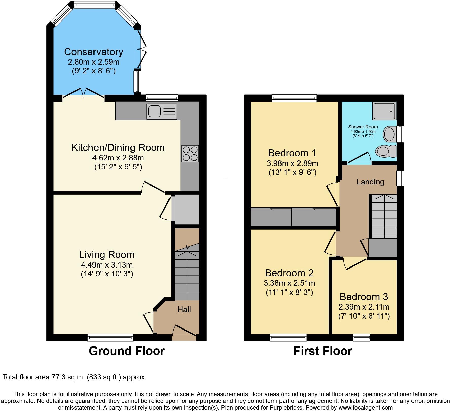 The Heathers, Wakefield, WF4 floorplan