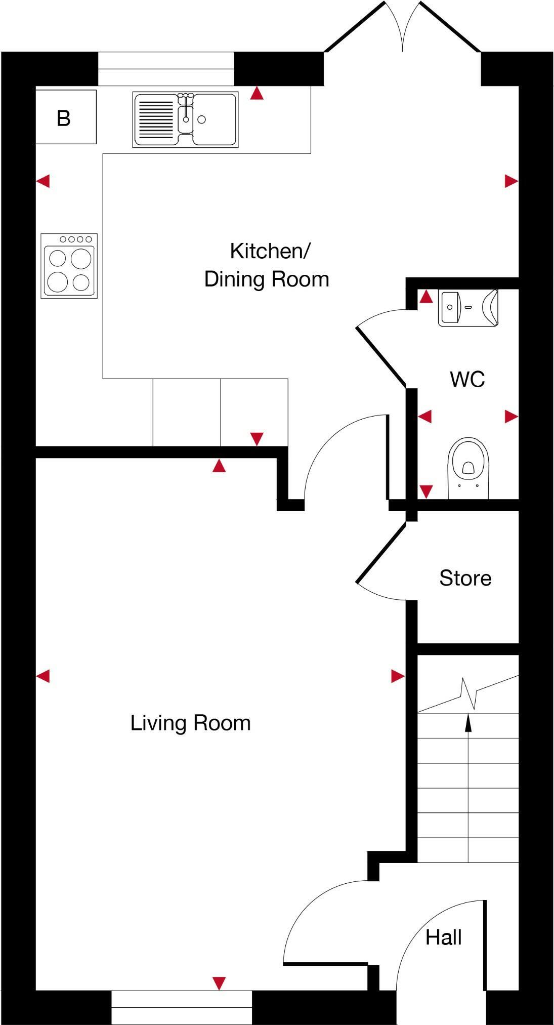 London Road,
Wymondham,
NR18 9BP floorplan