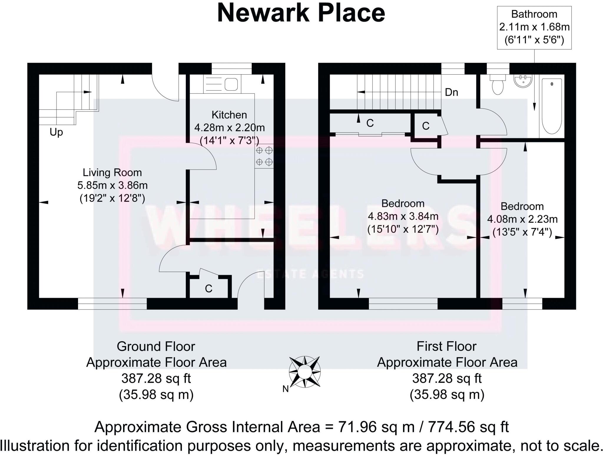 Newark Place, Hanover, Brighton BN2 9NT floorplan