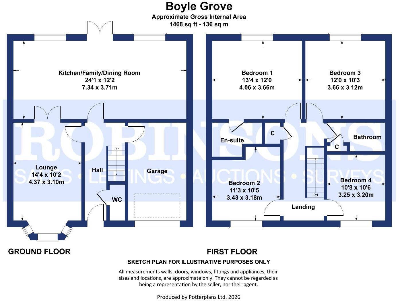 Boyle Grove, Spennymoor floorplan