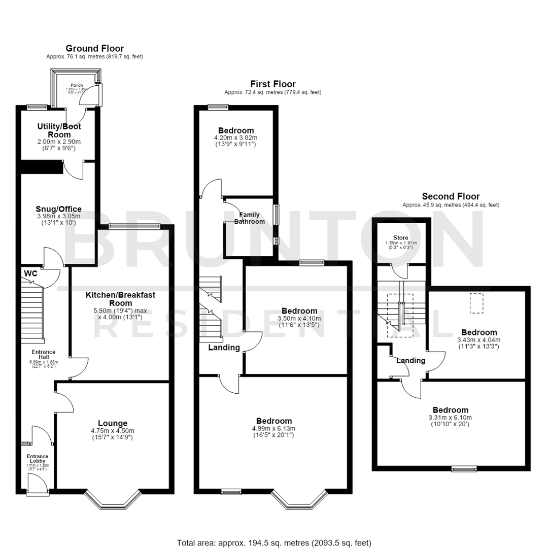 Queens Road, Jesmond, NE2 floorplan