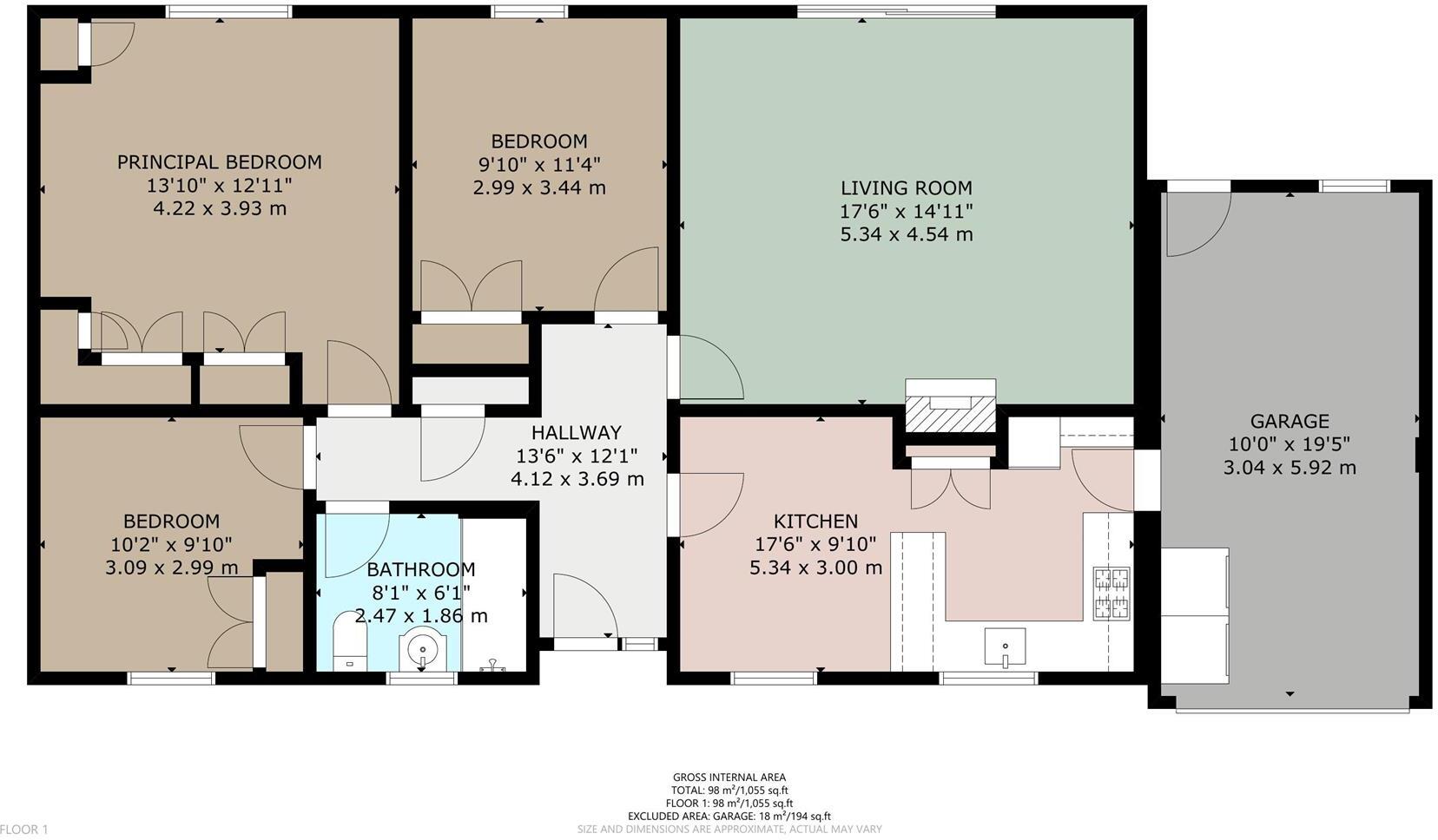 5, White Ox Way, Penrith floorplan
