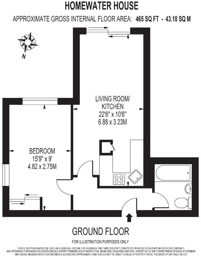 Homewater House, Upper High Street, Epsom, KT17 4QJ floorplan