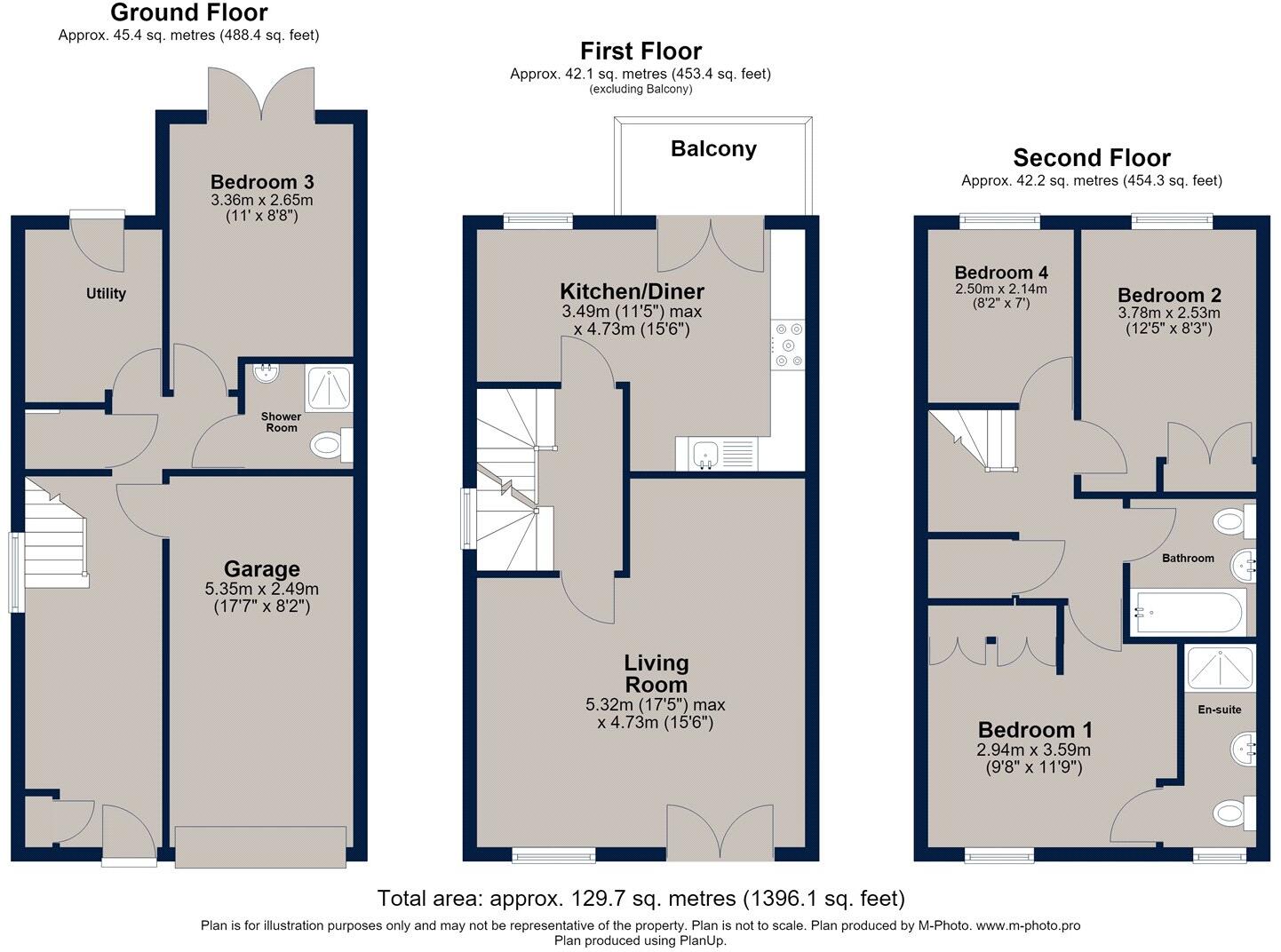 Laxton Close, Melton Mowbray, Leicestershire floorplan