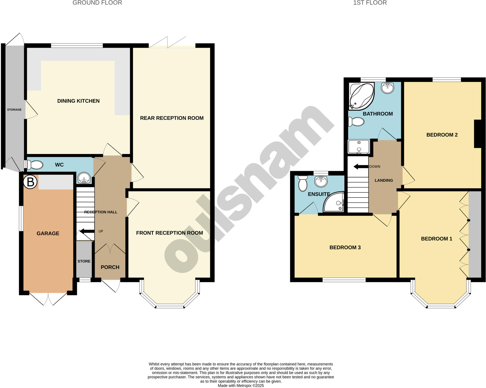 The Hurst, Moseley, Birmingham, B13 floorplan