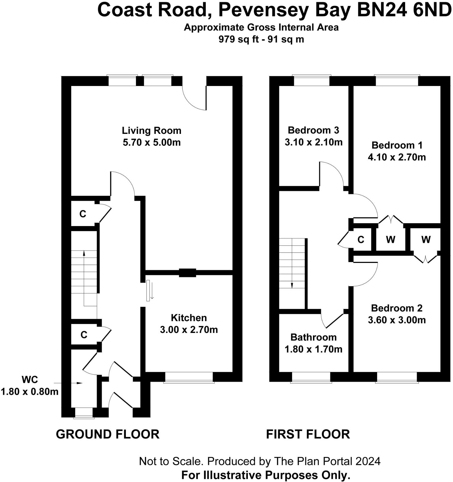 Coast Road, BN24 floorplan