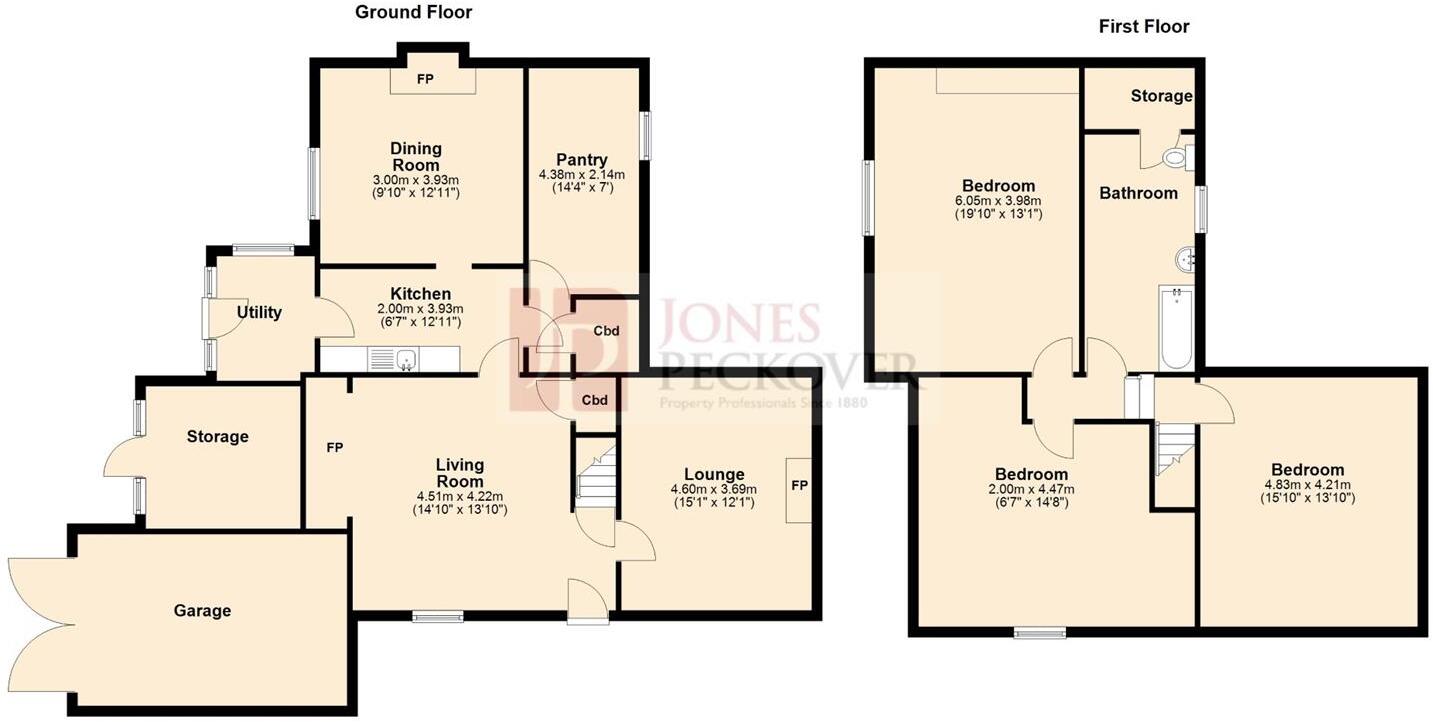 Penycae floorplan