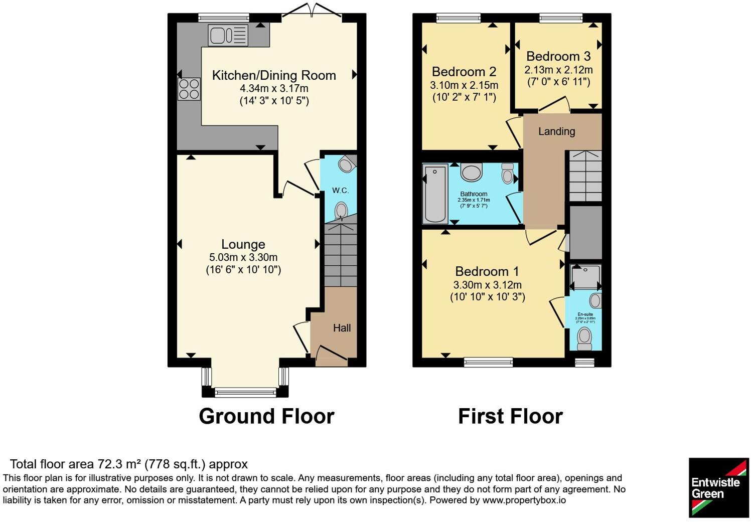 Library Close, Farington, Leyland, Lancashire, PR25 floorplan