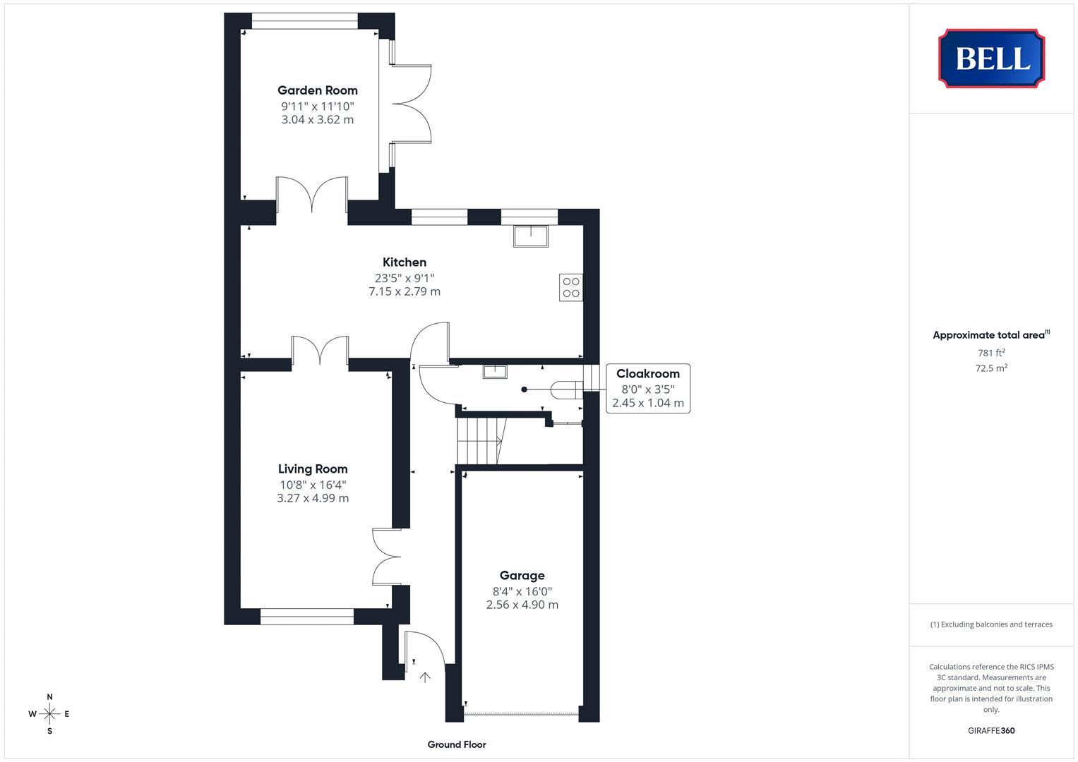 12 Malt Kiln Crescent, Horncastle floorplan