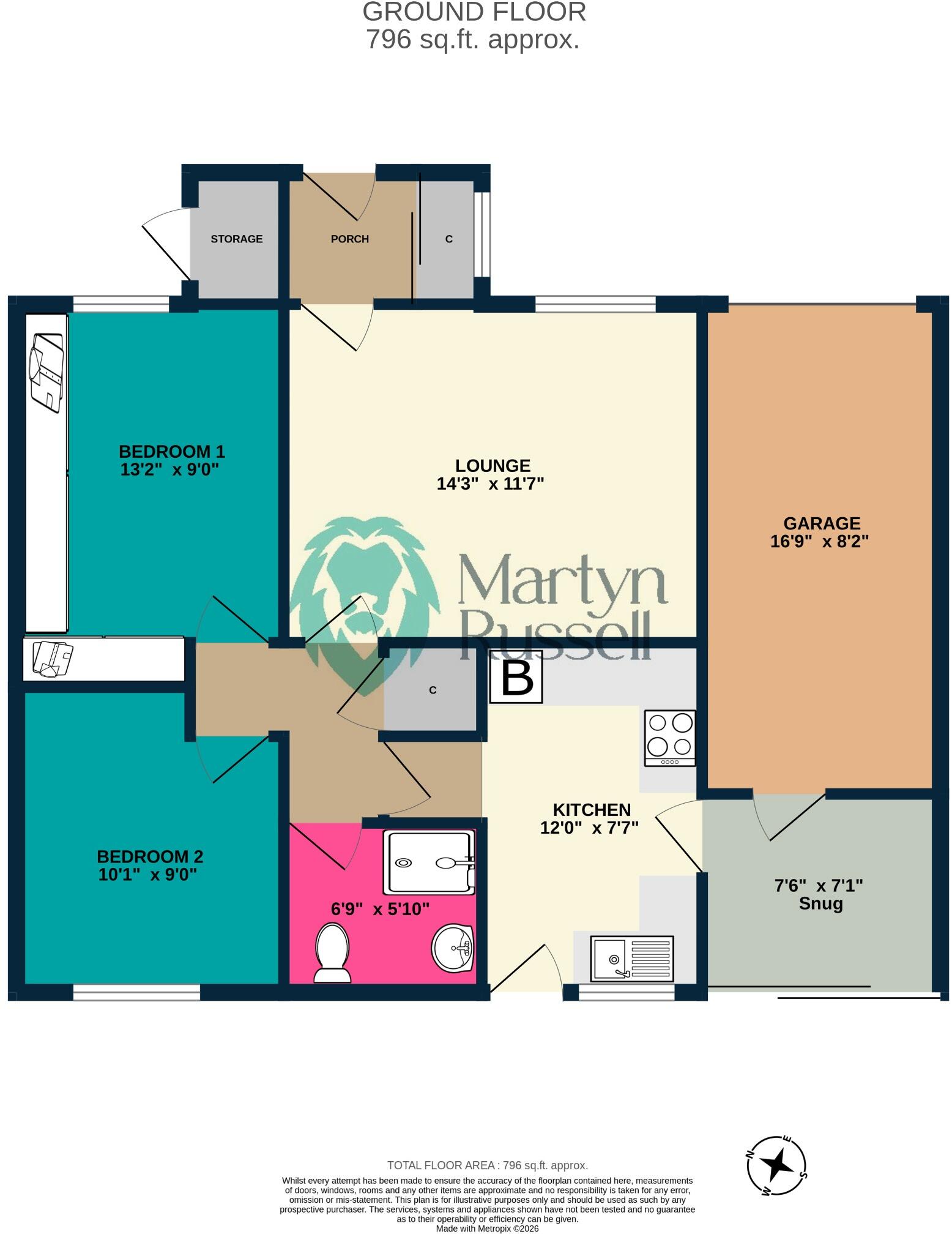 Selsey Way, Lower Earley, Reading, Berkshire, RG6 4DL floorplan