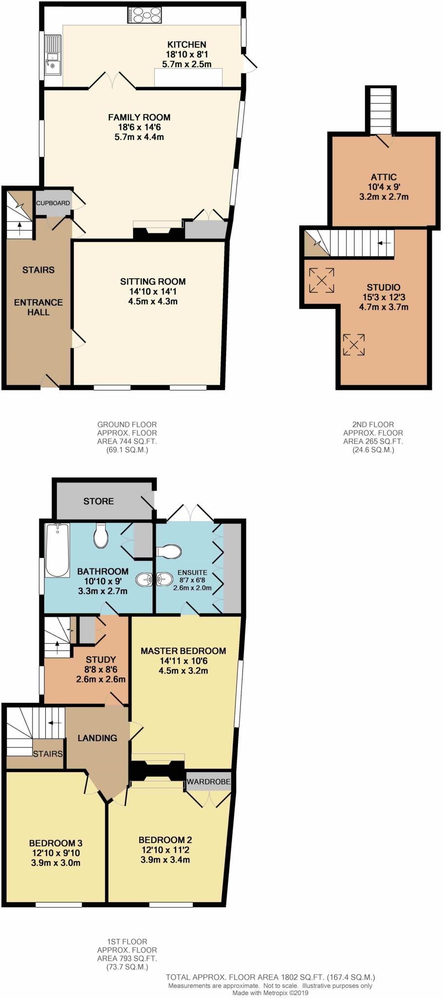 London House, Bull Street, Bishops Castle, SY9 floorplan