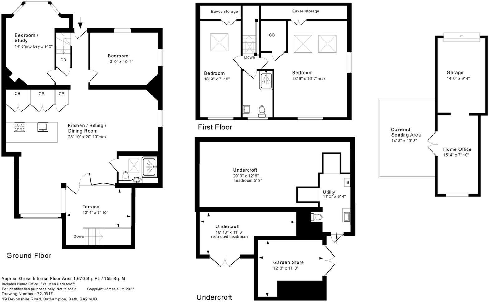 Devonshire Road, Bathampton floorplan