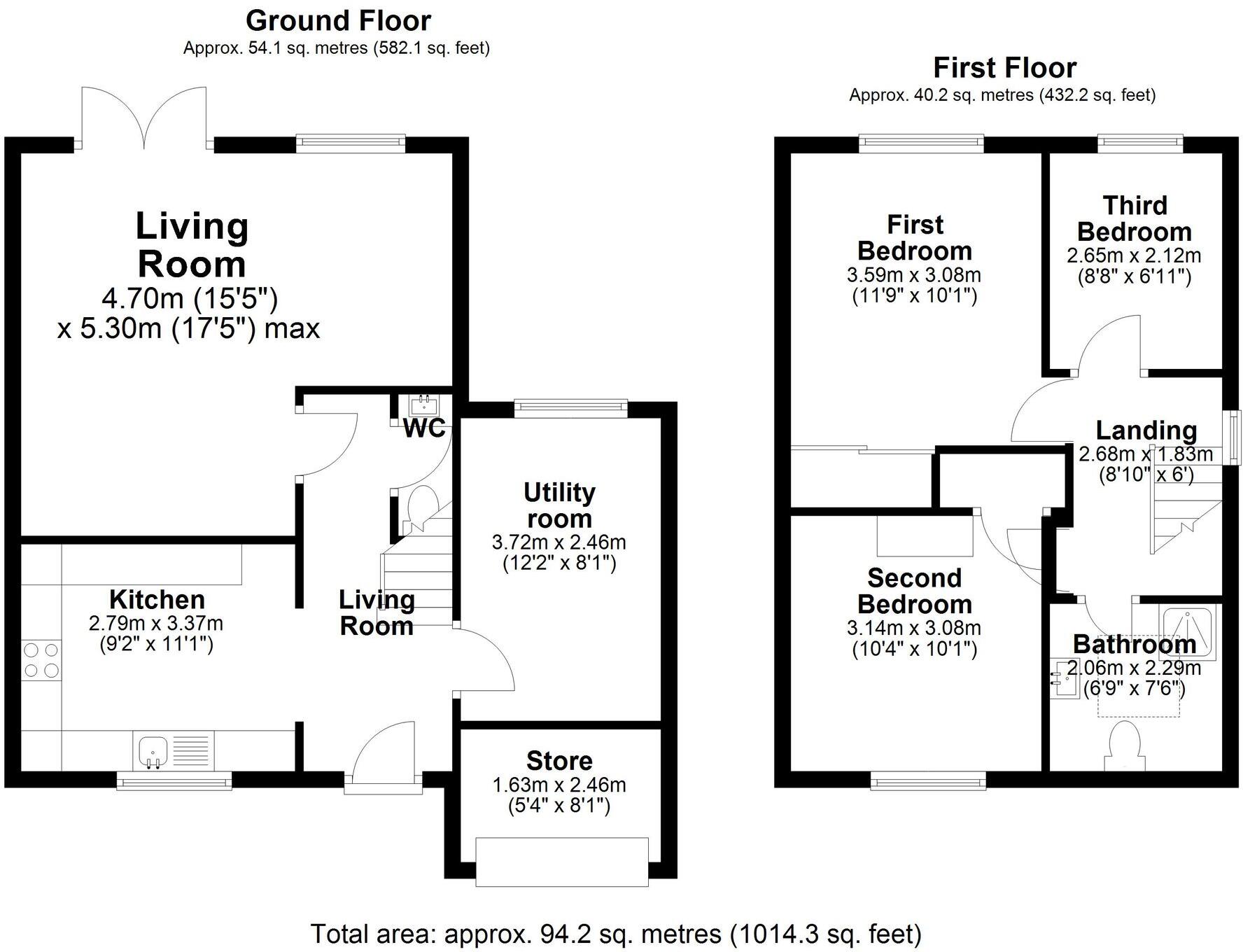Harvey Close, Lawford, CO11 floorplan
