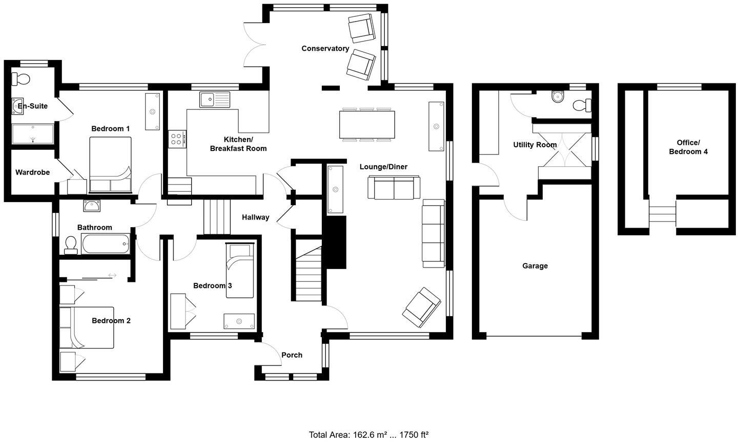 Waggon Hill, Plympton, Plymouth floorplan