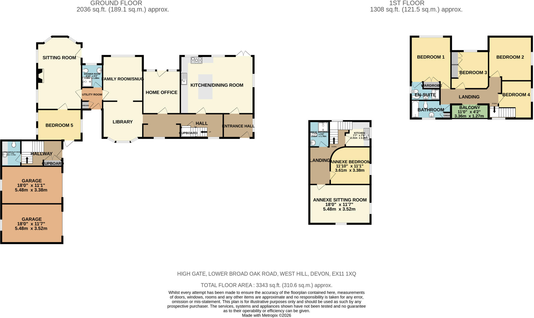 Lower Broad Oak Road, West Hill, EX11 floorplan