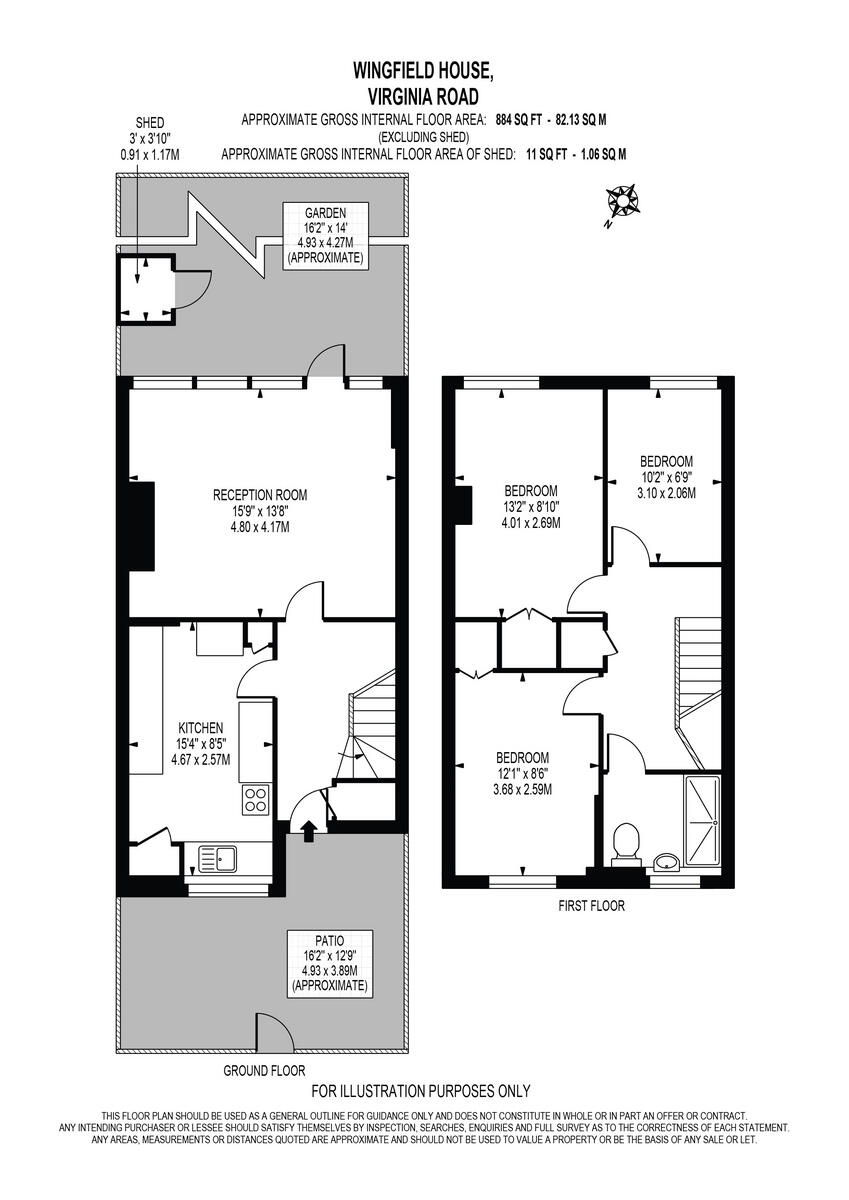 Virginia Road, London floorplan