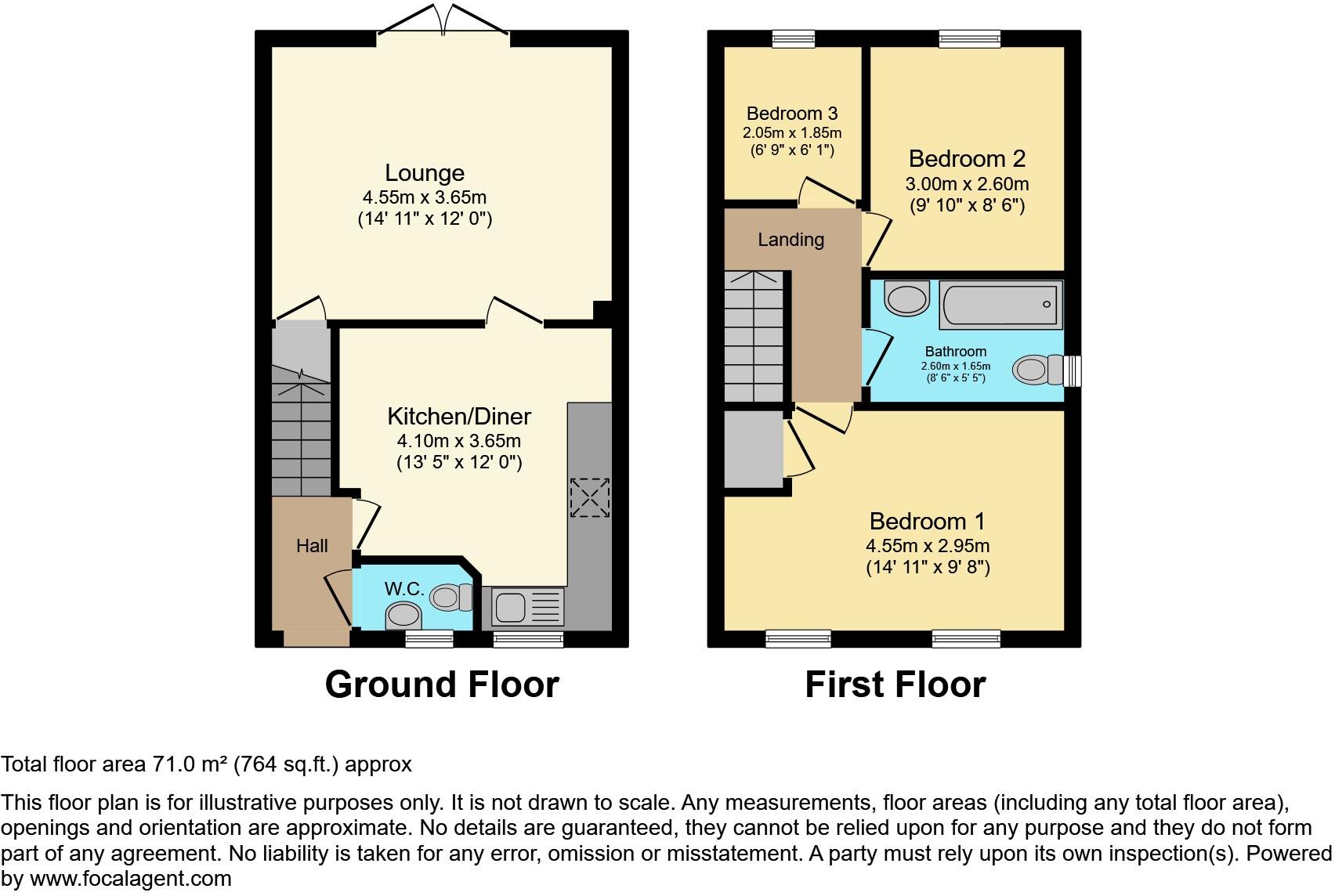 Porter Avenue, Peterborough, PE4 floorplan