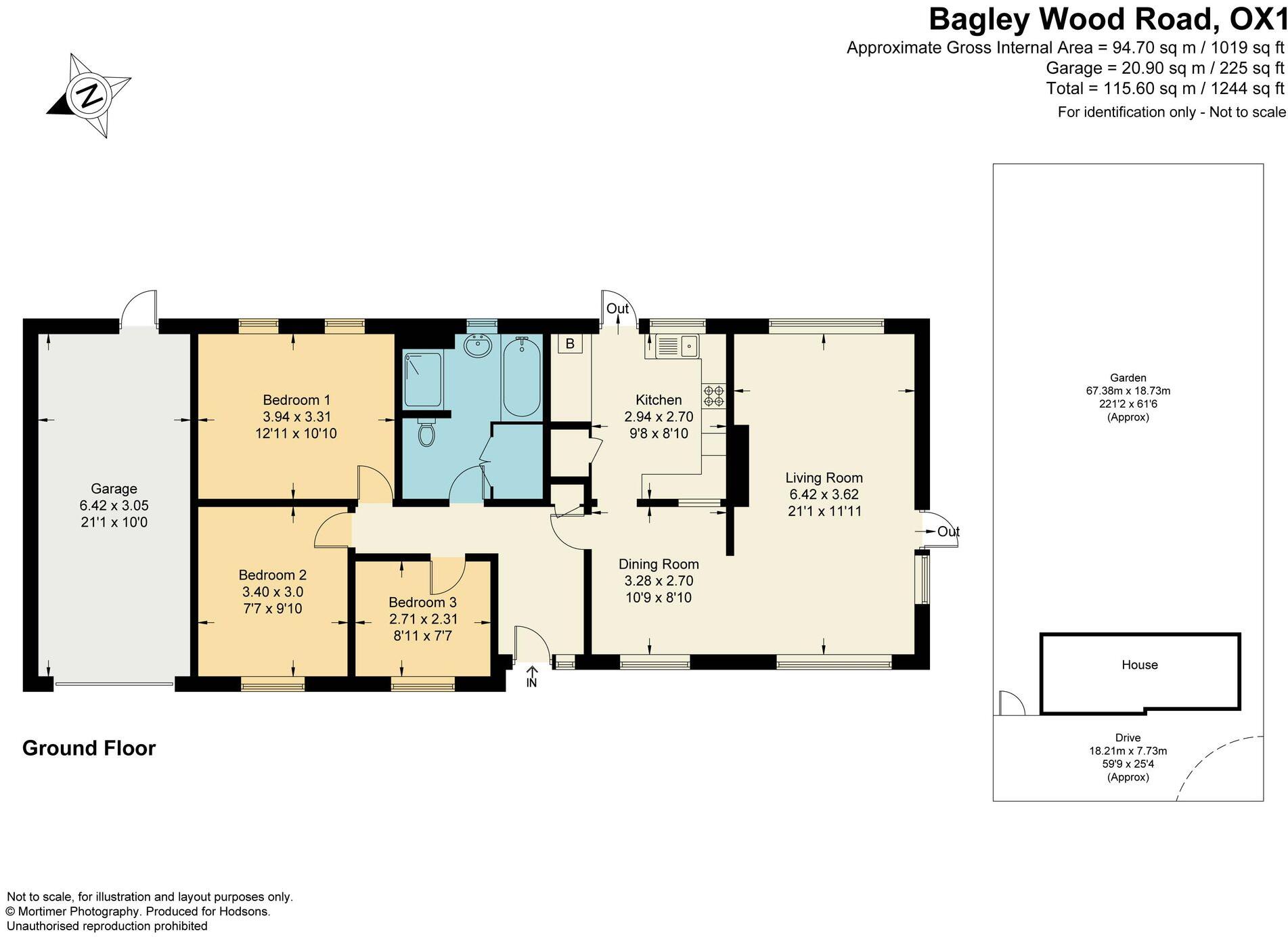 Bagley Wood Road, Kennington, OX1 floorplan
