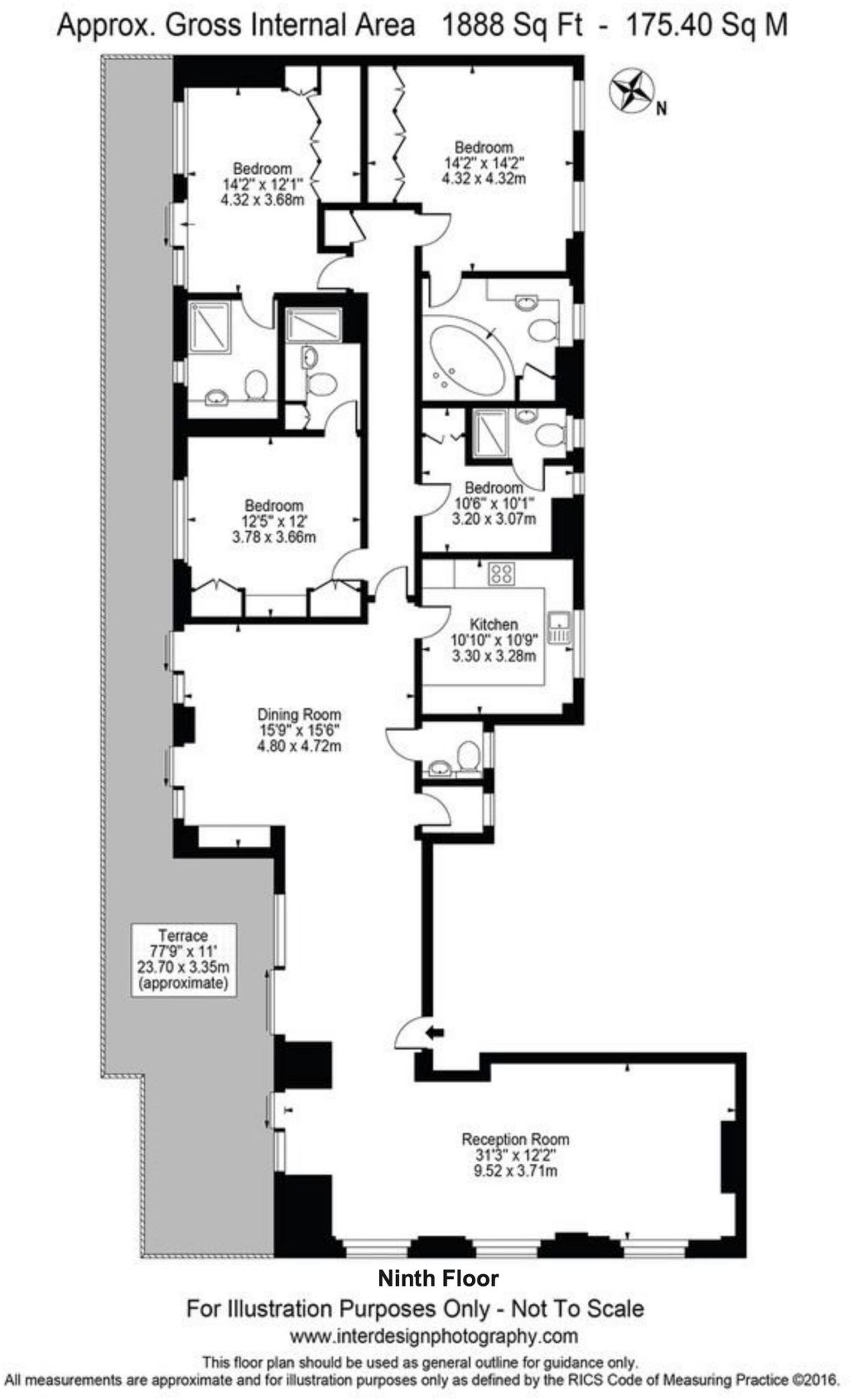 Bayswater Road, London, W2 floorplan