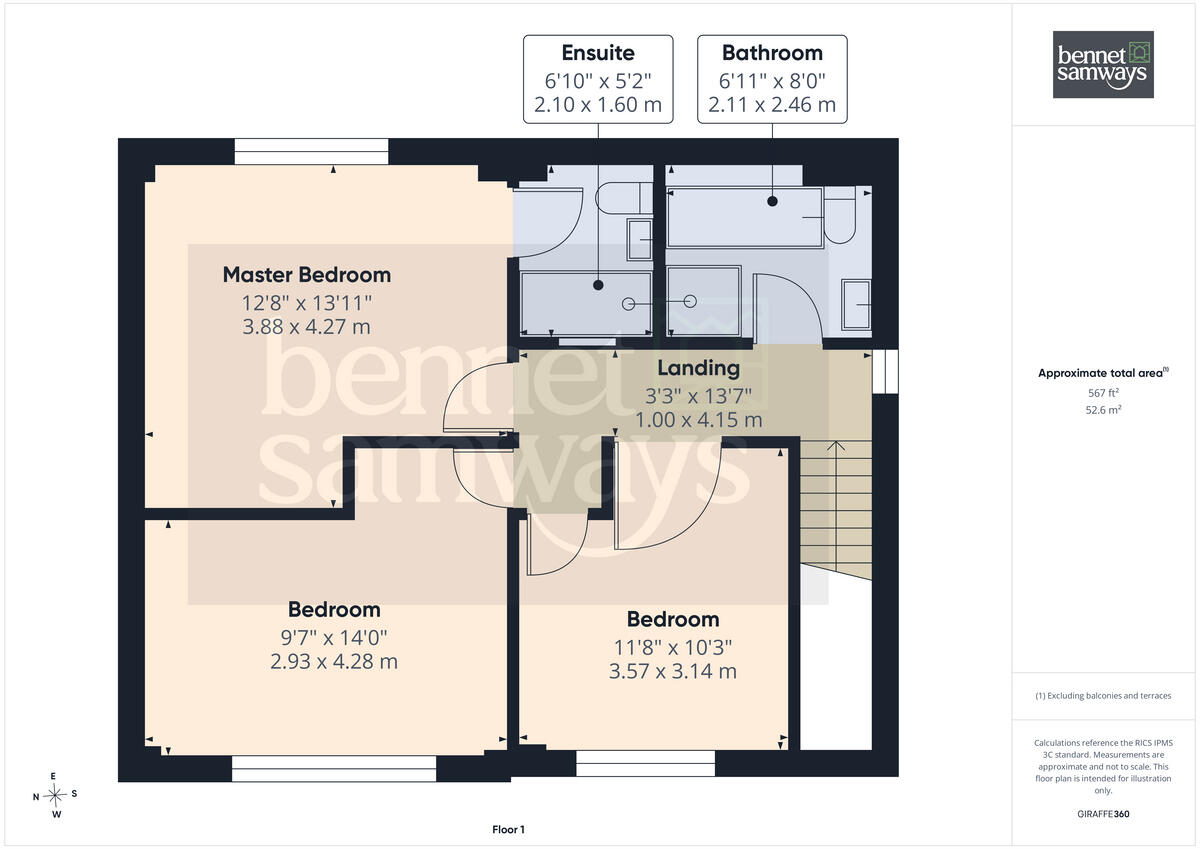 Virgin Alley Lane, Snelston, DE6 floorplan