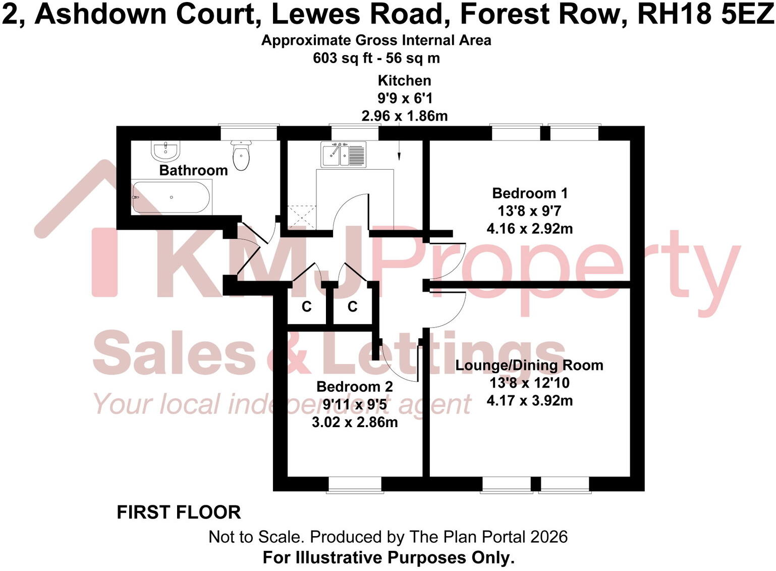 Ashdown Court, Lewes Road, Forest Row floorplan