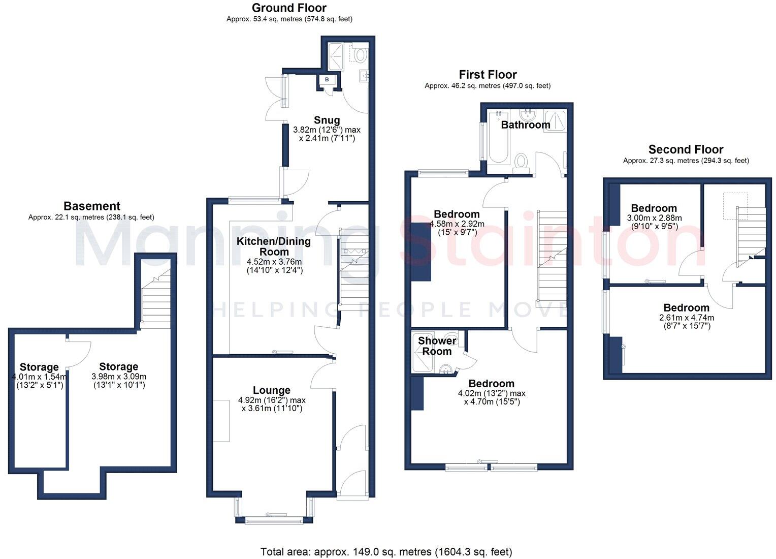 Cross Flatts Grove, Leeds, West Yorkshire floorplan