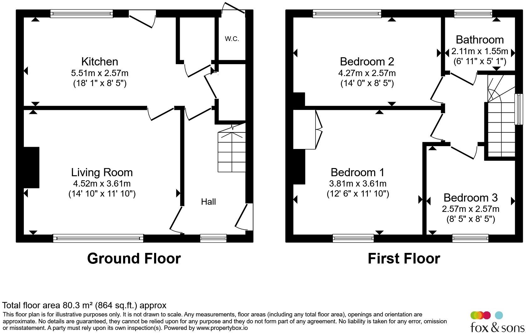 North Street, Axminster floorplan