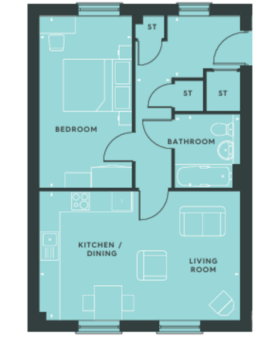 Salix Place, St Albans floorplan