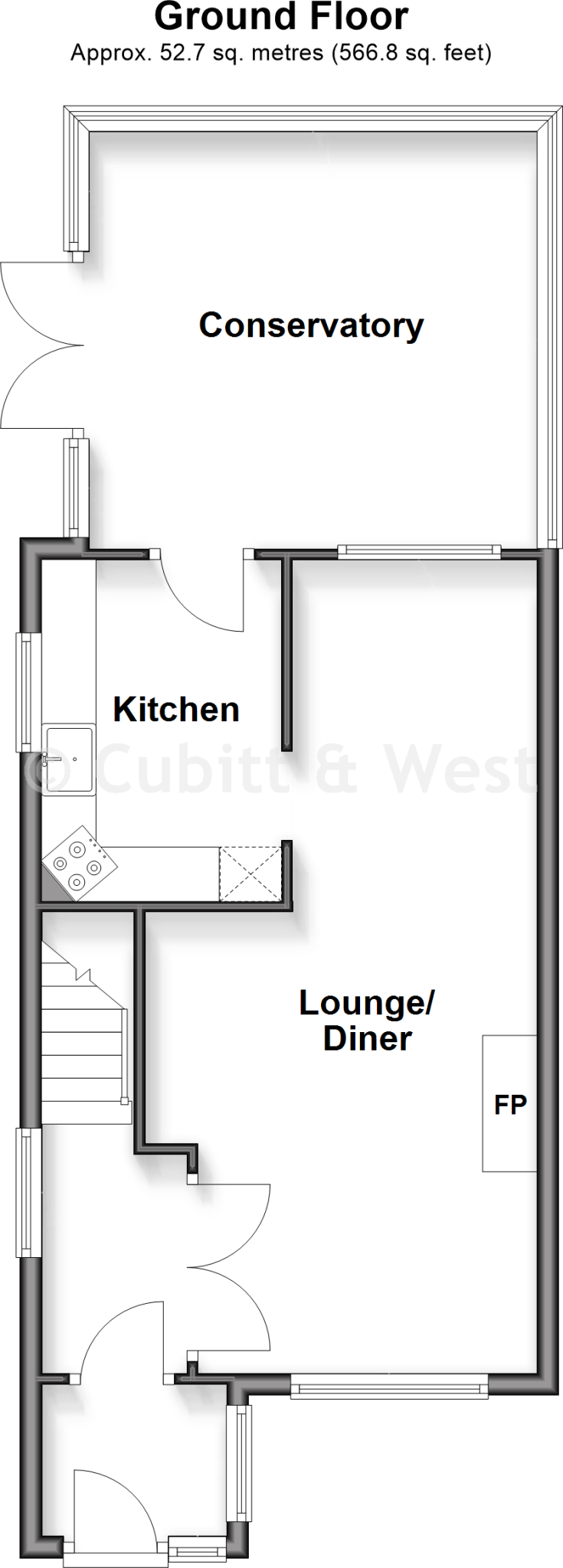 Sherbrooke Close, Worthing, West Sussex floorplan