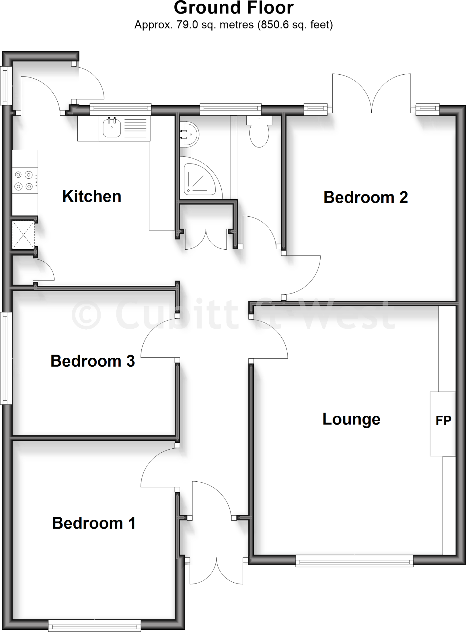 Crescent Drive South, Woodingdean, Brighton, East Sussex floorplan