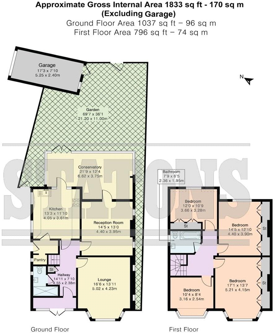 1528, High Road, London floorplan