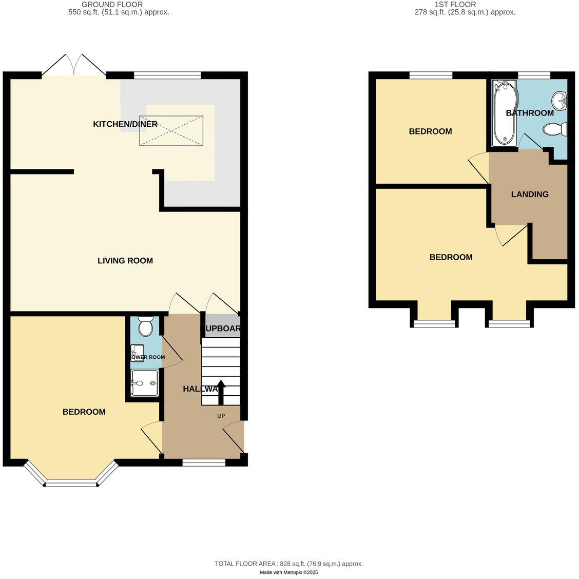Oakwood Road, Rayleigh, SS6 floorplan