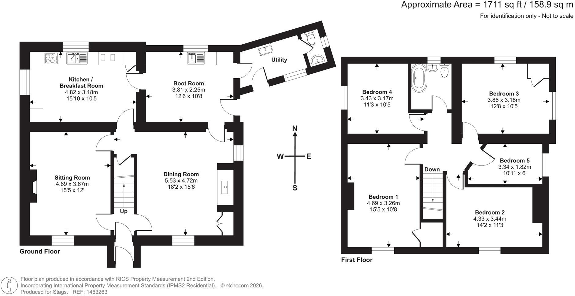 Stockleigh Pomeroy, Crediton floorplan