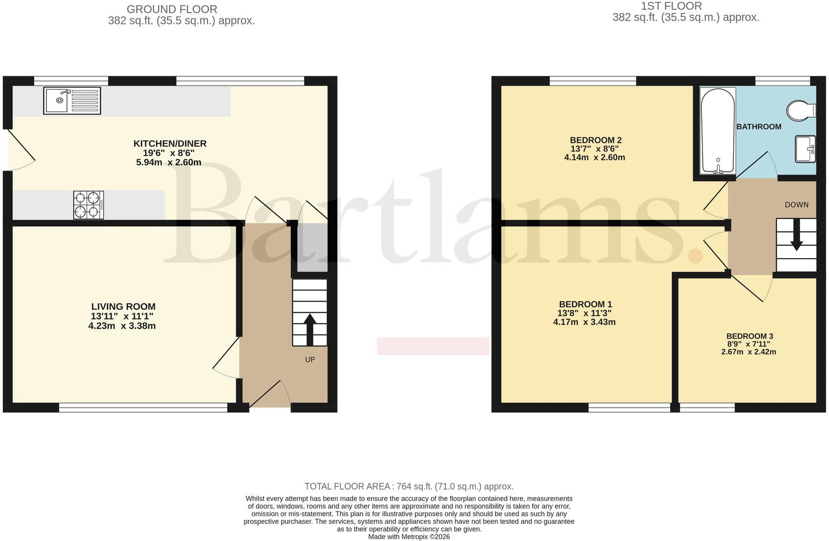 Birch Hill Avenue, Wombourne, WV5 floorplan