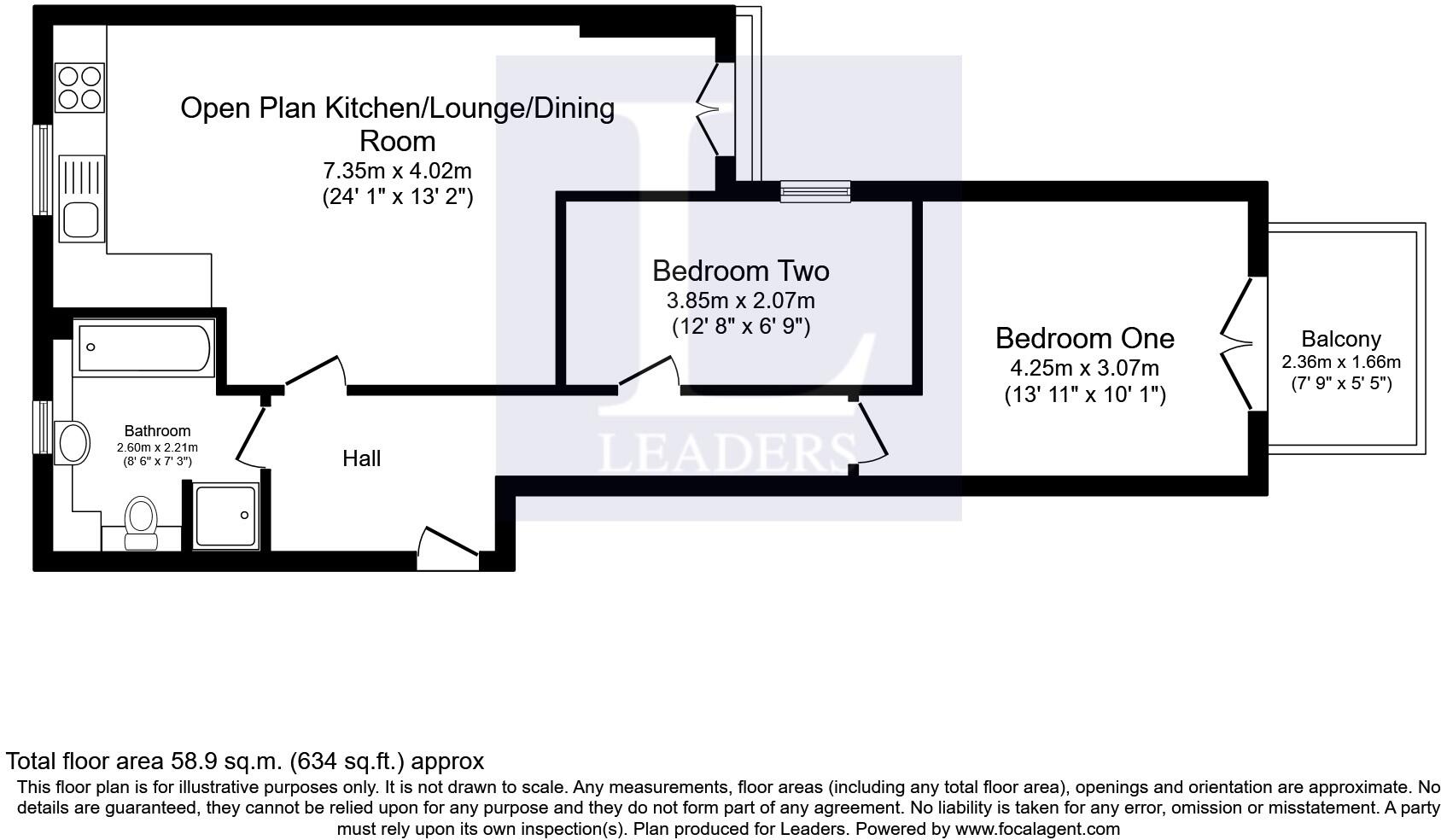 Kingsfield Road, Biggleswade, Bedfordshire, SG18 floorplan
